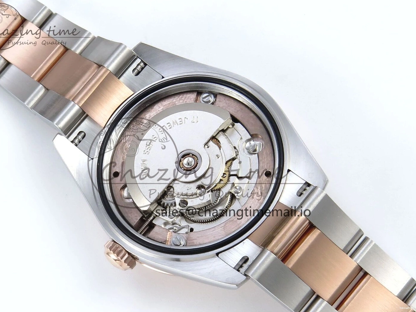 904L 2688 Oyster Dial RG Bracelet Steel SS 278381RBR DateJust Stick Diamonds RG Edition ETA on ARF 31 Bezel 1:1 Best 0415